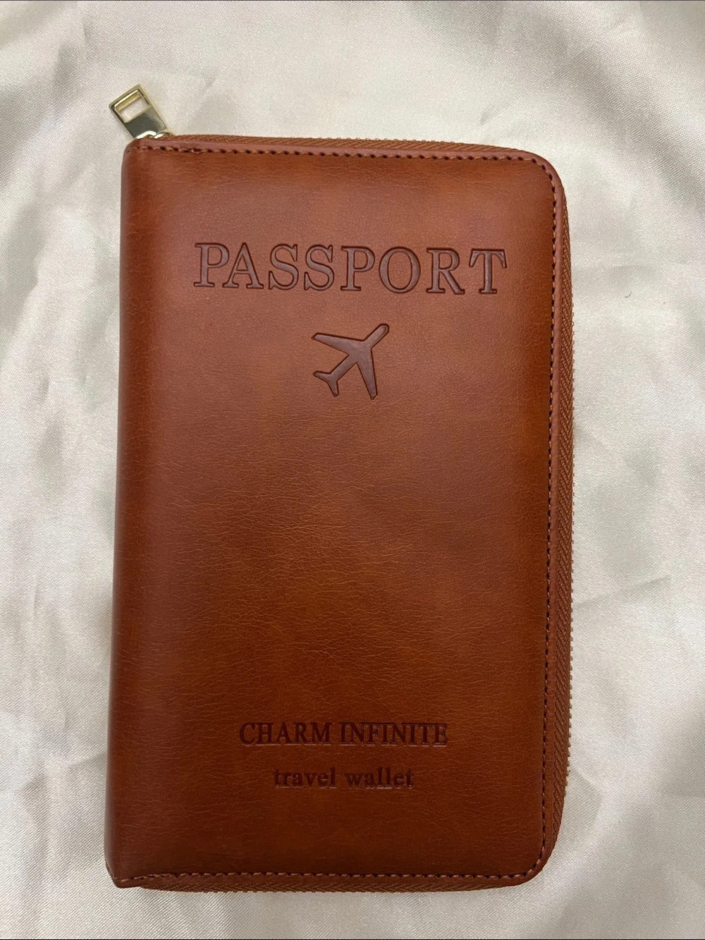 New Brown l Passport Travel Wallet